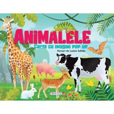 Carte cu imagini pop-up - animalele