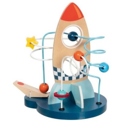 Jucarie de motricitate pentru bebelusi racheta orbit 21 cu catapulta - okegoki59973