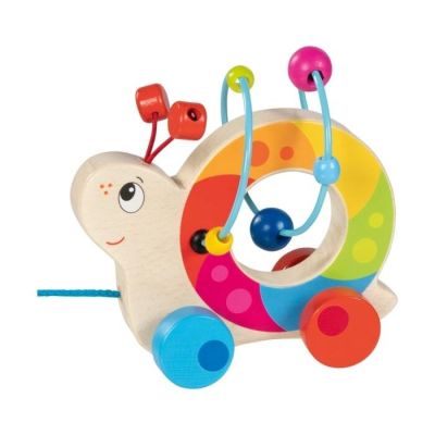 Jucarie de tras si labirint cu bile melc codobelc - okegoki54862