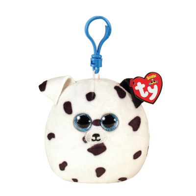 PLUS BRELOC TY 8.5CM SQUISHY BEANIES FETCH CATEL DALMATIAN VIVTY39567