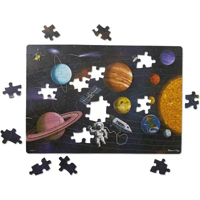 Primul meu puzzle eco din carton spatiul - melissa & doug - okemd31385