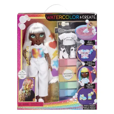 RAINBOW HIGH WATERCOLOR CREATE PAPUSA OCHI VERZI VIVMGA507734EUC