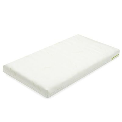Saltea pentru patut, New Baby, Classy, 120x60x12 cm, Cu Aloe Vera, Compozitie Visco-Molitan-Cocos, Hipoalergenica si antibacteriana, Cu husa detasabila, Alb BYN53084