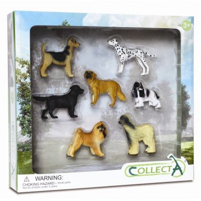Set 7 figurine caini - collecta - okecol89119wb