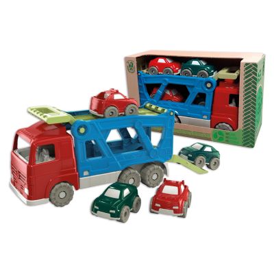 Set camion transportor de masini cu patru masinute - okeagi6098-0ric