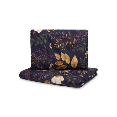 Set lenjerie de pat bumbac 100% cu 2 piese 100x135 cm/40x60 cm Sensillo Florarie PMICSILLO-43593