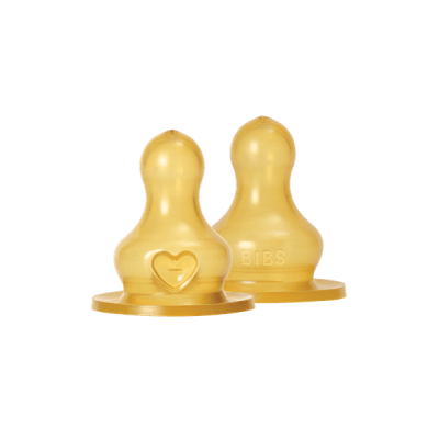 Bibs - set 2 tetine pentru biberon, latex, flux rapid bbb5000003