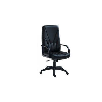 Scaun directorial piele naturala 5500 negru drm104