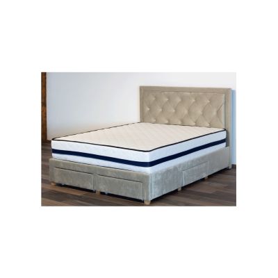 Saltea ortopedica, tulip super lux comfort, 120x190x30cm, fermitate tare, cu plasa de arcuri tip bonell, sistem de aerisire banda spaceair, saltsib drm789