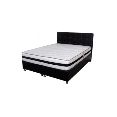 Saltea ortopedica cu arcuri, memory super ortopedic azalee, 130x200x25cm, fermitate mediu spre tare, plasa de arcuri bonell, memory foam 5 cm, sistem de aerisire spaceair, salt confort drm1170