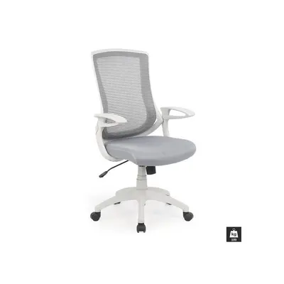 Scaun directorial hm igor, ergonomic, cadru polipropilena, tapiterie mesh, inaltime ajustabila, 100 kg, 114x66x63 cm, alb/gri drm2029