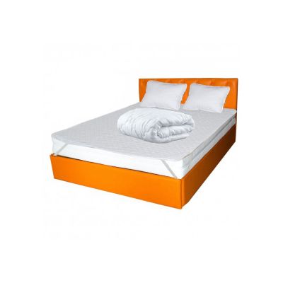 Saltea cu arcuri ulise standard spring comfort 140x200, plasa arcuri tip bonell, plus 2 perne plus husa hipoalergenica plus pilota iarna microfibra 180x200 drm3721