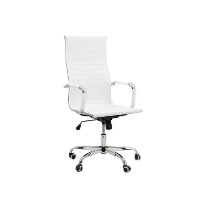 Scaun de birou off 802m, ergonomic, spatar inalt, mecanism balans, roti gumate, 100 kg drm4176