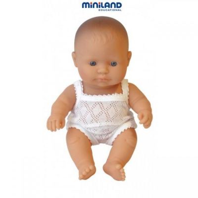 Papusa Baby european fata Miniland 21cm - OKEML31122