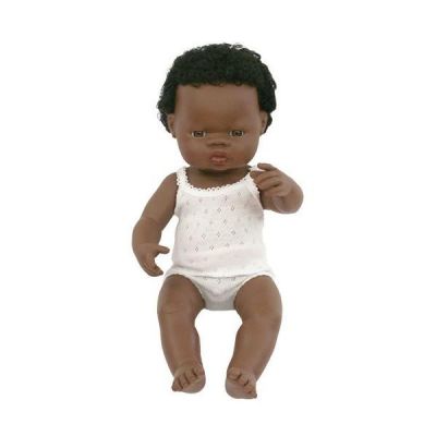 Papusa baiat african Miniland 38 cm - OKEML31153