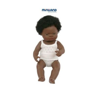 Papusa fetita africana Miniland 38 cm - OKEML31154