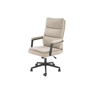 Scaun directorial hm adriano, stofa, inaltime reglabila, mecanism de balansare, 100 kg, bej drm10294