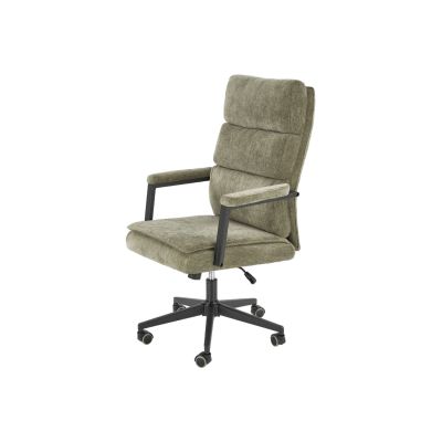 Scaun directorial hm adriano, stofa, inaltime reglabila, mecanism de balansare, perne duble, 100 kg, olive drm10295