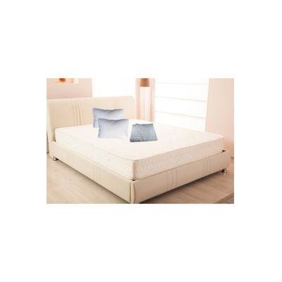 Set saltea clasic coral 180x200x19 plus 2 perne 50x70 plus husa hipoalergenica drm9527