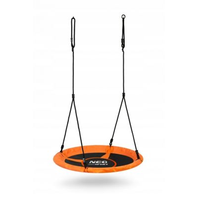 Leagan tip cuib pentru copii xxl, 95 cm, 150 kg, neo-sport 1004, portocaliu edeedi1004