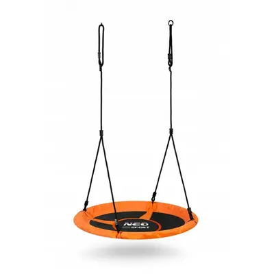 Leagan tip cuib pentru copii xxl, 95 cm, 150 kg, neo-sport 1004, portocaliu edeedi1004