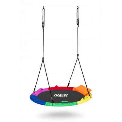 Leagan tip cuib pentru copii xxl, 95 cm, 150 kg, neo-sport 1040, multicolor edeedi1040