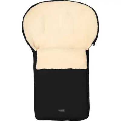 Sac de iarna pentru carucior Classic N6 din lana oaie Womar Zaffiro  3-Z-SW-S6 BBJ3-Z-SW-S6_Negru