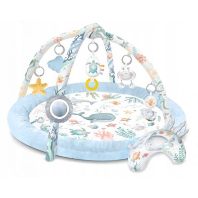Salteluta de joaca pentru copii nukido ocean 730201 - albastru edeedi730201