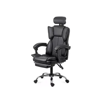 Scaun directorial off 4151, piele ecologica, mecanism de balansare, suport pentru picioare, 130 kg drm10338