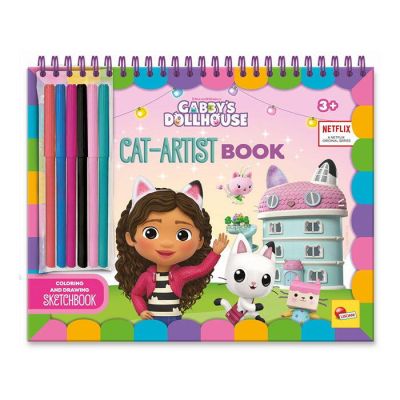 Carte cu activitati gabby's dollhouse - gab-tastic
