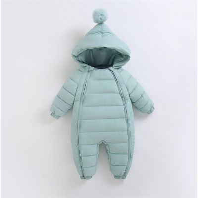 Combinezon bleu pentru bebelusi, din fas mb829-2