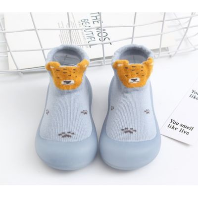 Mocasini bleu cu talpa antiderapanta - teddy addw1026-mos2