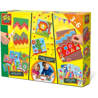 Set creativ-invat sa tai, sa creez mozaicuri si sa perforez sa14878