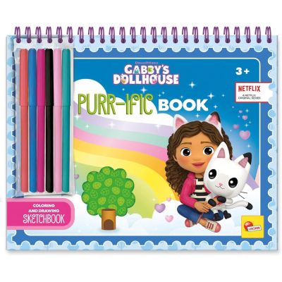 Set de colorat & desenat - gabby's dollhouse