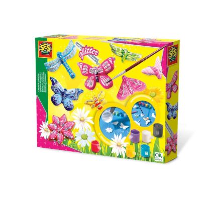 Set mulaj si pictura-fluturi cu sclipici sa01131
