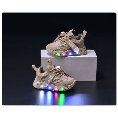 Adidasi crem cu luminite - seika mbgs3580-3-c