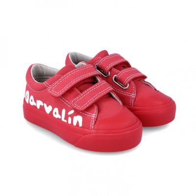 Tenisi canvas pentru copii Garvalin, rojo (Marime: 29) JEM242800-D-29