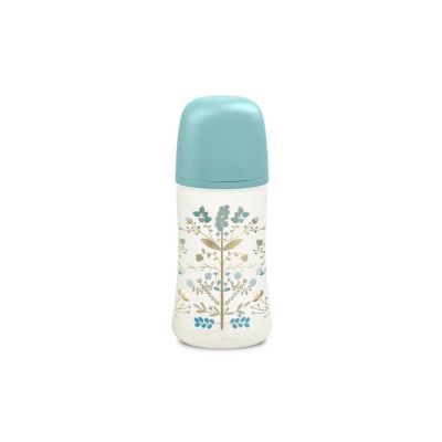 Biberon 270 ml tetină fiziologică SX Pro cu debit mediu Albastru Gold Premium JEM8426420080187