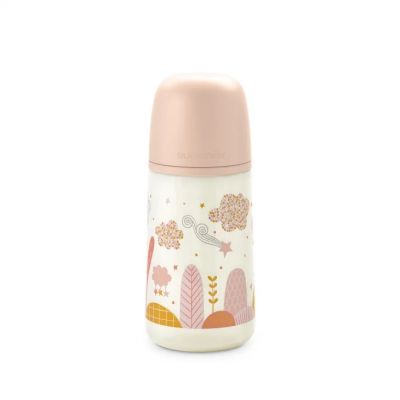 Biberon 270 ml tetină fiziologică SX Pro debit mediu piersică Dreams JEM8426420083737