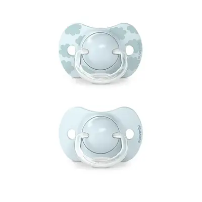 Suzetă fiziologică SX Pro din silicon, 2 buc 0-6 luni albastru Dreams JEM8426420083171