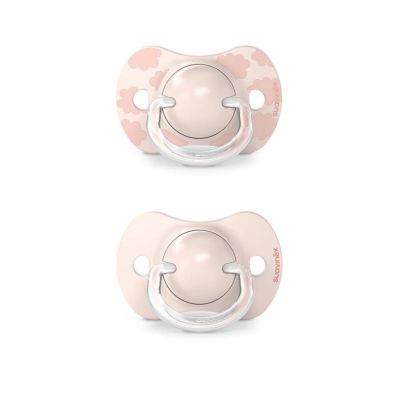 Suzetă fiziologică SX Pro din silicon, 2 buc 0-6 luni roz Dreams JEM8426420083164