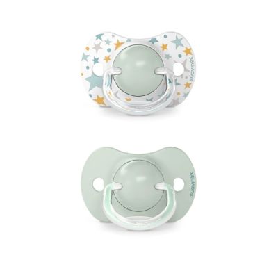 Suzetă fiziologică SX Pro din silicon, 2 buc 6-18 luni verde Dreams JEM8426420083126