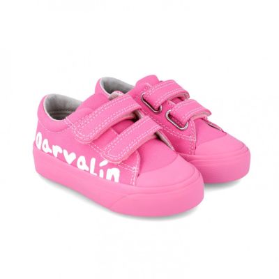 Tenisi canvas pentru copii Garvalin, rosa (Marime: 25) JEM242800-E-25
