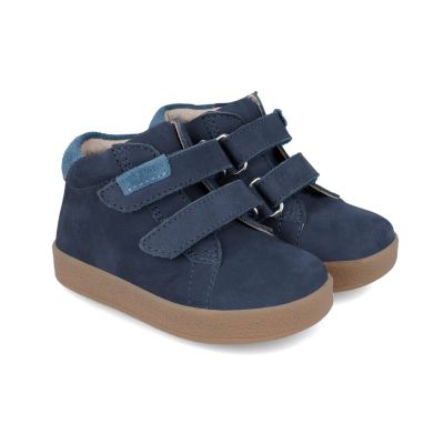 Ghete copii, piele naturala, bleumarin, Garvalin (Marime: 22) JEM241315-A-22