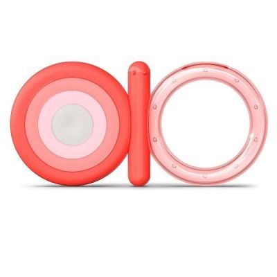 Inel de dentiție cu apă Fluture, roz, Suavinex JEM8426420079525