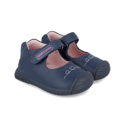 Pantofiori Primii Pasi pentru fetite Biomecanics, Bleumarin (Marime: 21) JEM241105-A-21