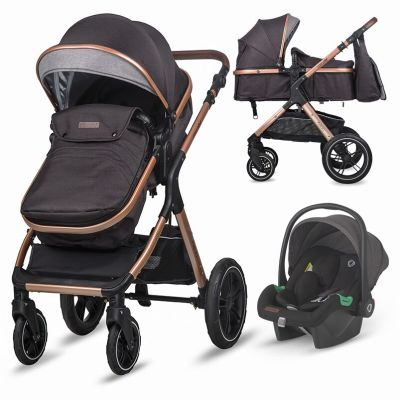 Carucior transformabil 3in1 coccolle melora diamond black smb322061560