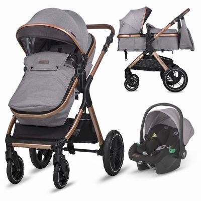 Carucior transformabil 3in1 coccolle melora moonlit grey smb322061571