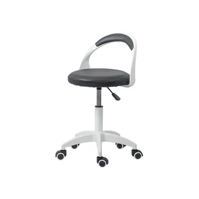 Scaun laborator off1021, rotativ, baza polipropilena, piele ecologica, inaltime ajustabila, 100 kg drm10362