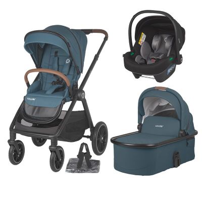 Sistem modular 3in1 coccolle aspen ocean blue + scoica auto coccolle knox anthracite smb324062332324080362